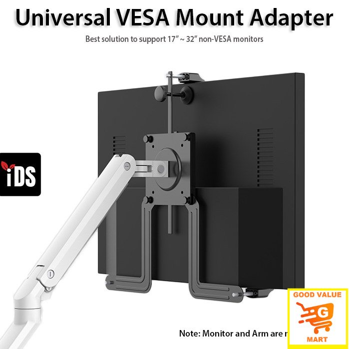 [iDS] Universal VESA Mount Adapter Convert Non VESA Monitor Arm Mounting VESA Mount Bracket 17