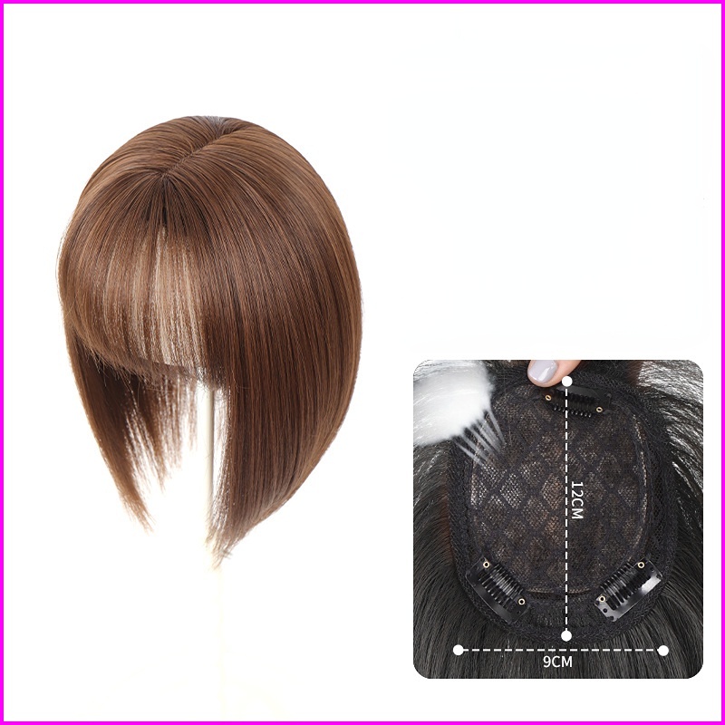 Hair Toupee Hair Patch on the Top of the Head for Women's Invisible