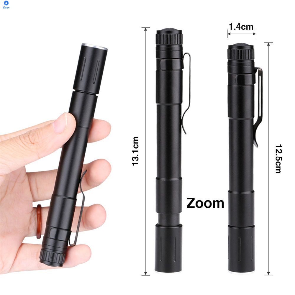 Xpe Led Pocket Pen Light Flashlight Mini Stylus Pen Light With Clip ...