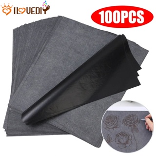 100Pcs Carbon Copy Paper for Tracing Transfer Graphite Painting