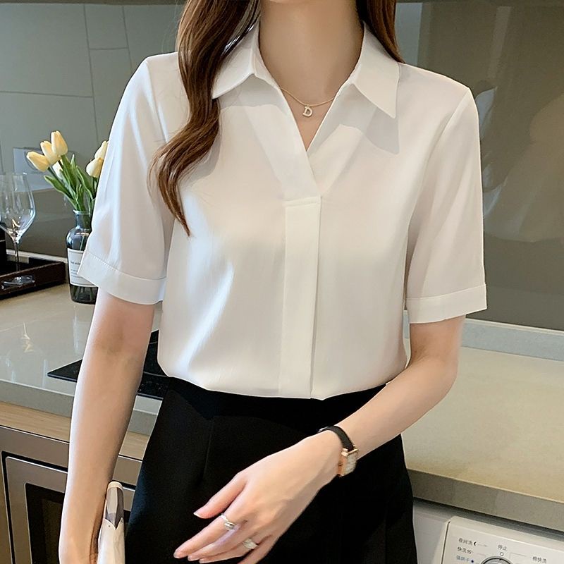 White 2025 blouse casual