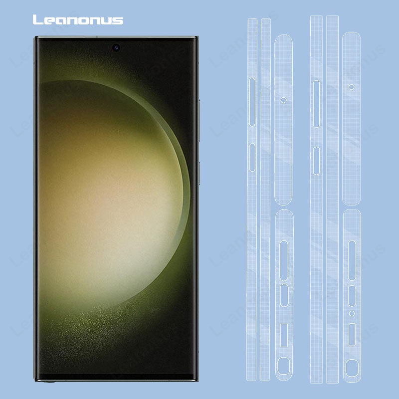 5pcs Transparent Side Skin for Samsung Galaxy S23 S22 Ultra 3M Wrap