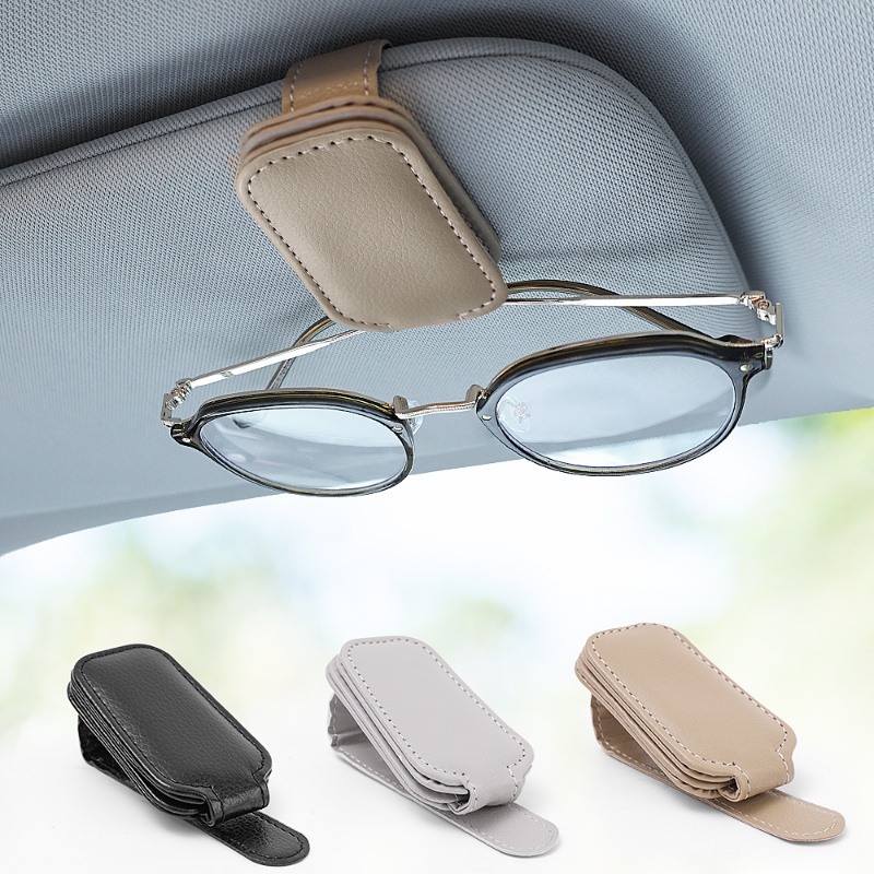 Multifunctional Sunglasses Holder for Car / Glasses Holding Clip Hanger