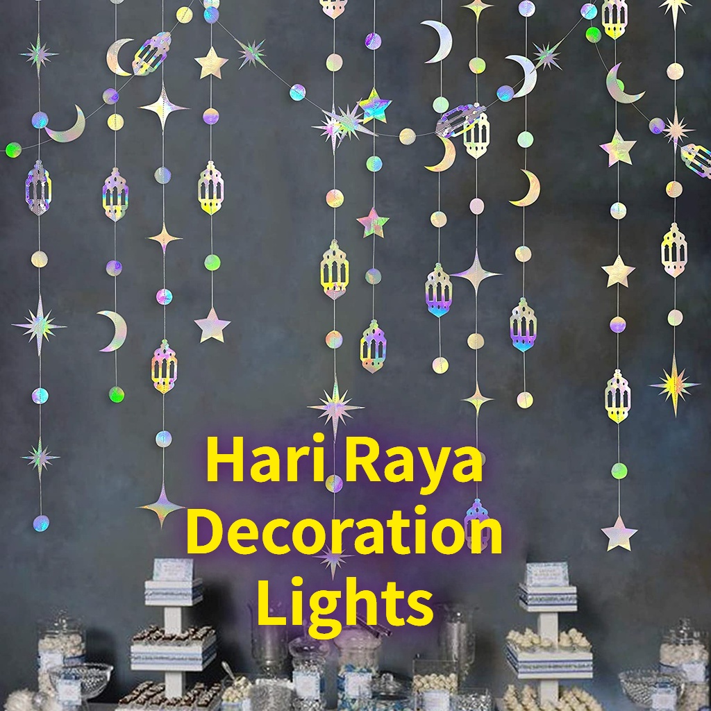 Hari Raya Decoration Lights Fairy Light Hari Raya Happy Muslim Islam