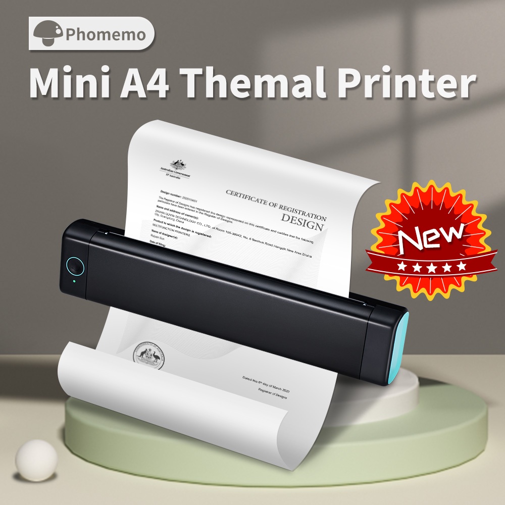 Phomemo M08f A4 Portable Thermal Printersupports 826x1169 Shopee Singapore 3539