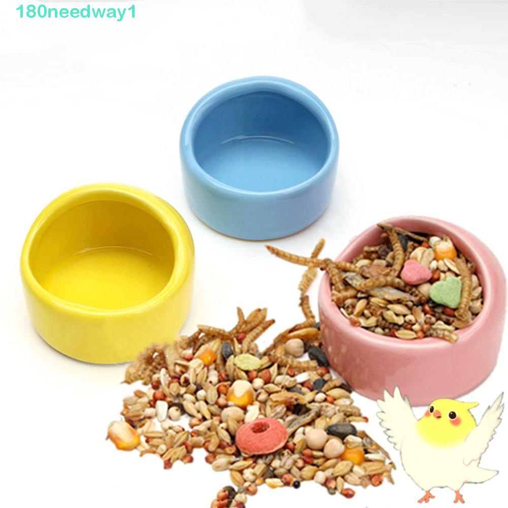 NEEDWAY1 Hamster Bowl Gerbil Chinchilla AntiFood Splashing Ceramic