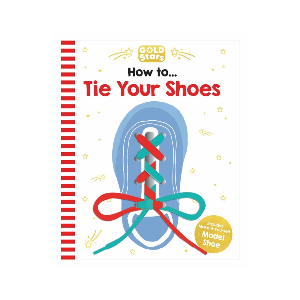 Photo inspiration: Fresh Look at Gold Stars Tie Your Shoes Educational Book To Develop Motor