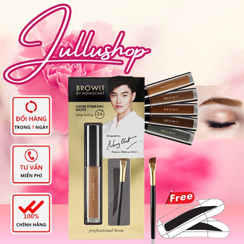 Browit By Nongchat Liquid Eyebrows Matte | Shopee Singapore