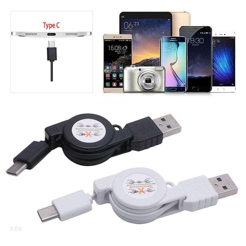 XI USB to Type-C Cable,Retractable to USB Cable Type C Sync Fast ...