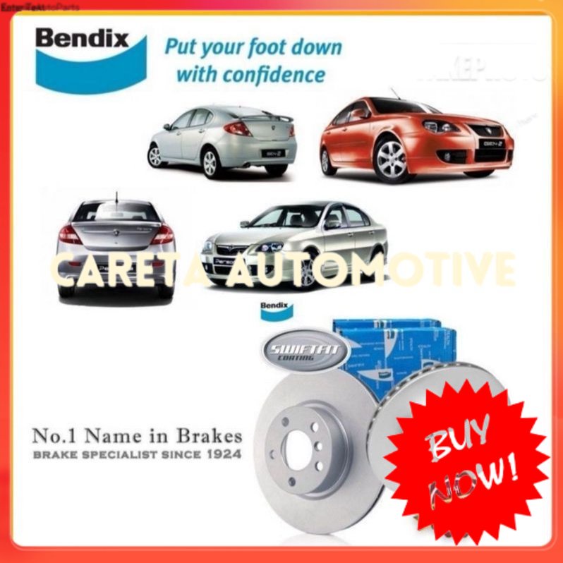 Bendix Swiftfit BR9550 Rear Disc Rotor - Proton Gen 2/ Persona (PC ...