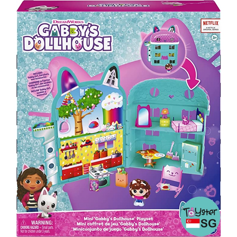 Gabby's Dollhouse Mini Gabby's Dollhouse Playset | Shopee Singapore