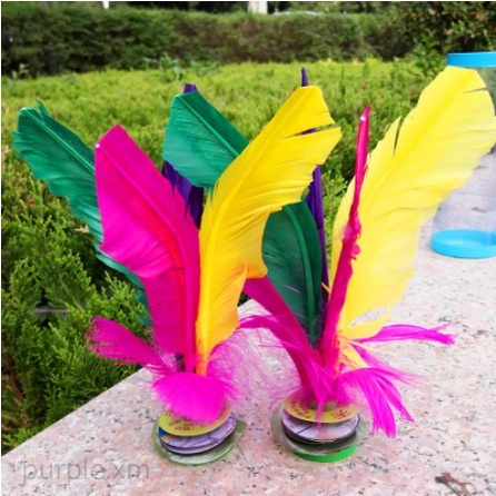 【1PCS】Traditional Games Kids High Quality Chapteh Sepak Bulu Ayam ...
