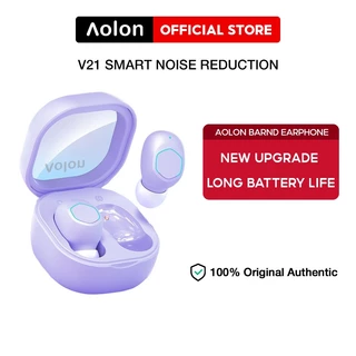 Aolon V21 TWS Bluetooth Earphones Stereo Wireless 5.0 Bluetooth Headphones Touch Control Noise Cancelling Gaming Headset For i 13 14 pro max PK Baseus WM01