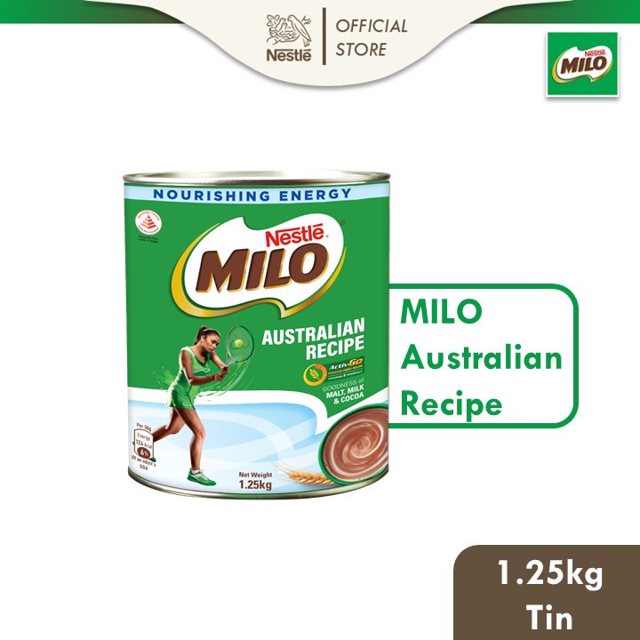 MILO Australian Recipe Powder Tin Greater Chocolatey and Milky Taste (1
