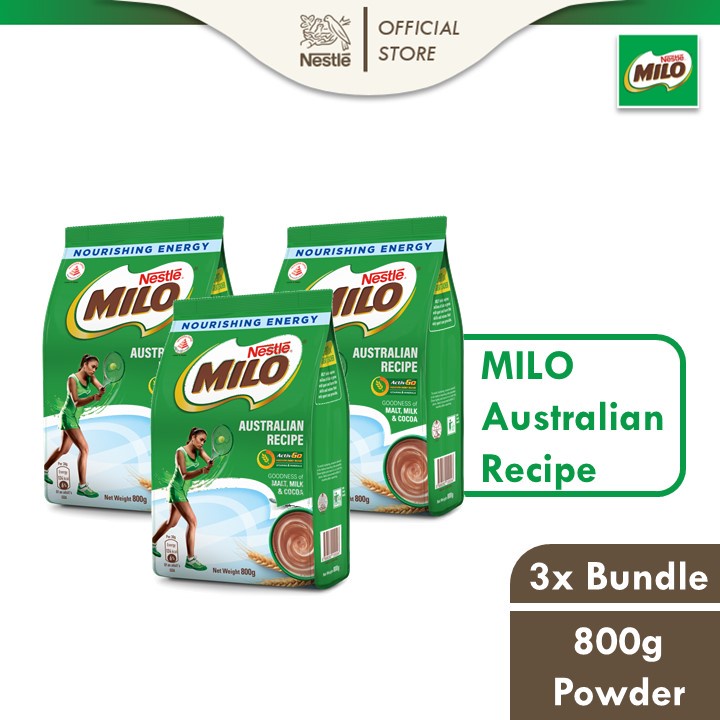 MILO Australian Recipe Powder Refill Greater Chocolatey and Milky Taste