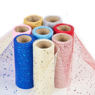 China Factory Nylon Tulle Fabric Rolls, Mesh Ribbon Spool for