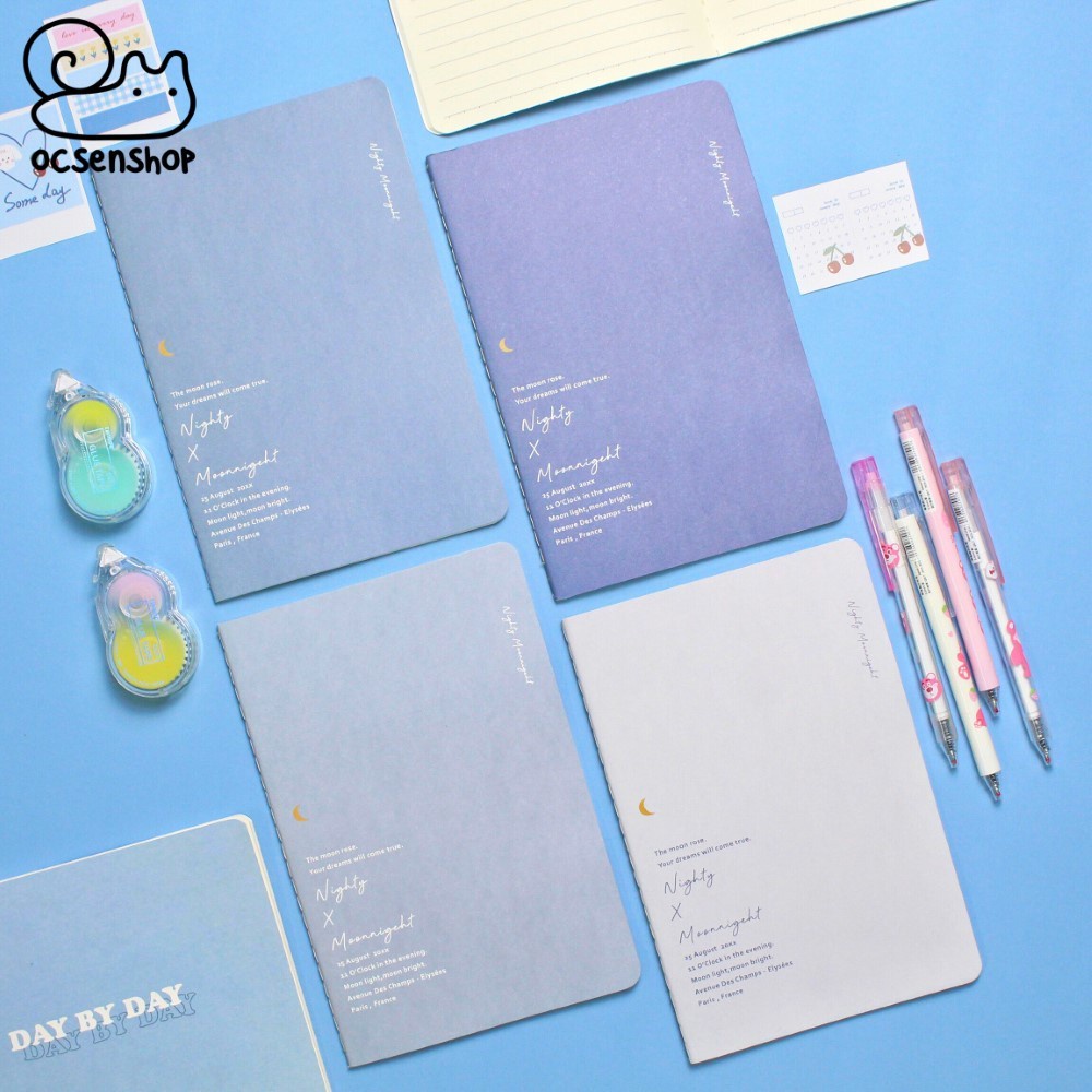 A5 Nighty x Moonnight Notebook Set (4q) | Shopee Singapore