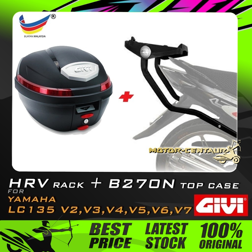 Set Kombo Kotak Box Givi B N Top Case Givi Yamaha Lc V V V V V V Hrv Heavy Duty