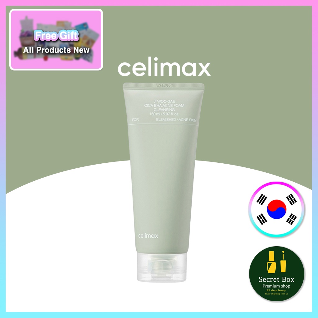 Celimax jiwoogae cica bha acne foam cleansing 150ml | Shopee Singapore