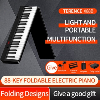 New Portable 88 Keys Foldable Digital Piano Multifunctional