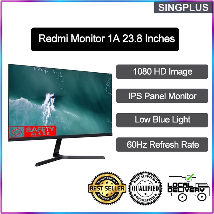 Xiaomi Redmi Monitor 1A 23.8 Inch Wide Angle 1080P HD Screen Laptop ...
