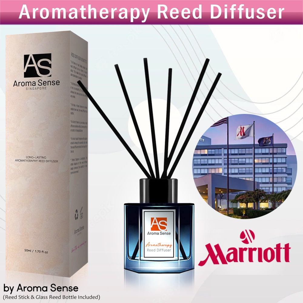 Aroma Sense Marriott Hotel Aromatherapy Reed Diffuser (50ml), use for ...