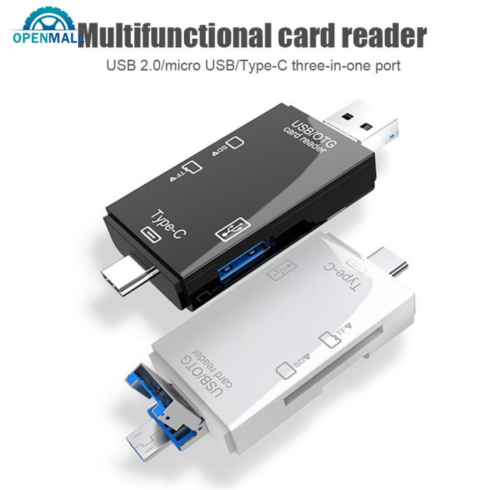 OPENMALL OTG SD Card Reader Flash Drive Smart Memory Card Reader Type C