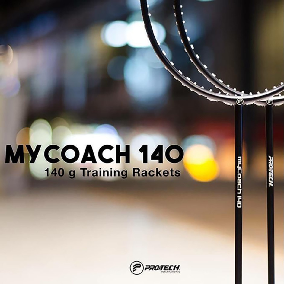 Protech MYCOACH 140 Training Racket (FREE STRING+GRIP) | Shopee Singapore