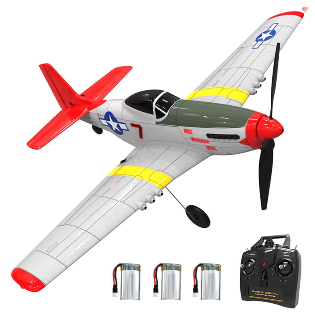 RC Airplane 2.4GHz 4CH RC Plane 6-axis Gyro Gliding Aircraft Flight ...