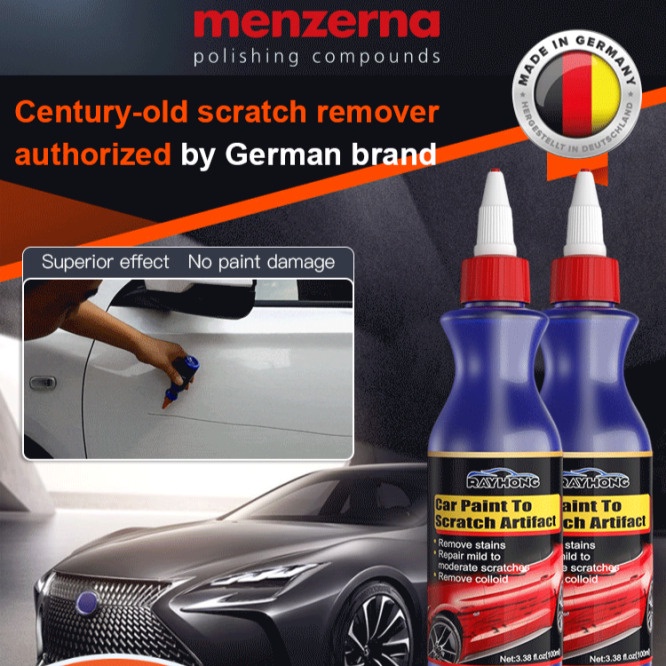 【Genuine Guarantee】Century-old scratch remover authorized by German brand Automobile polishing
