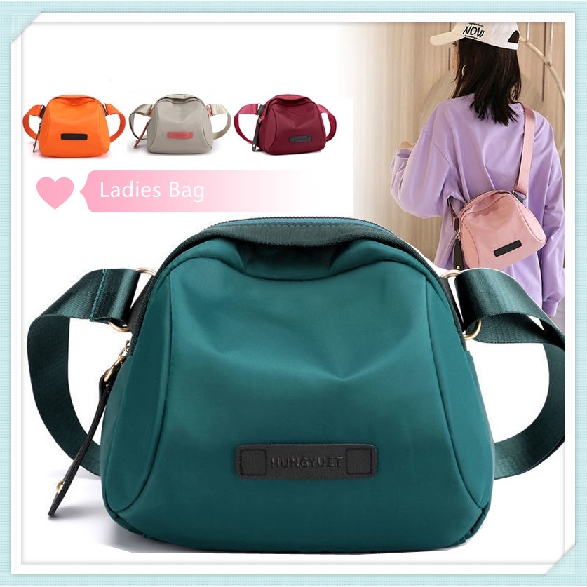 Korean Fashion Solid Color Ladies Crossbody Bag Large Capacity Shoulder
