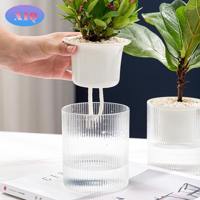 Pflanzen Untersetzer Set 4 Stück - Automatische Bewässerung | 32cm Durchmesser Für Zimmerpflanzen