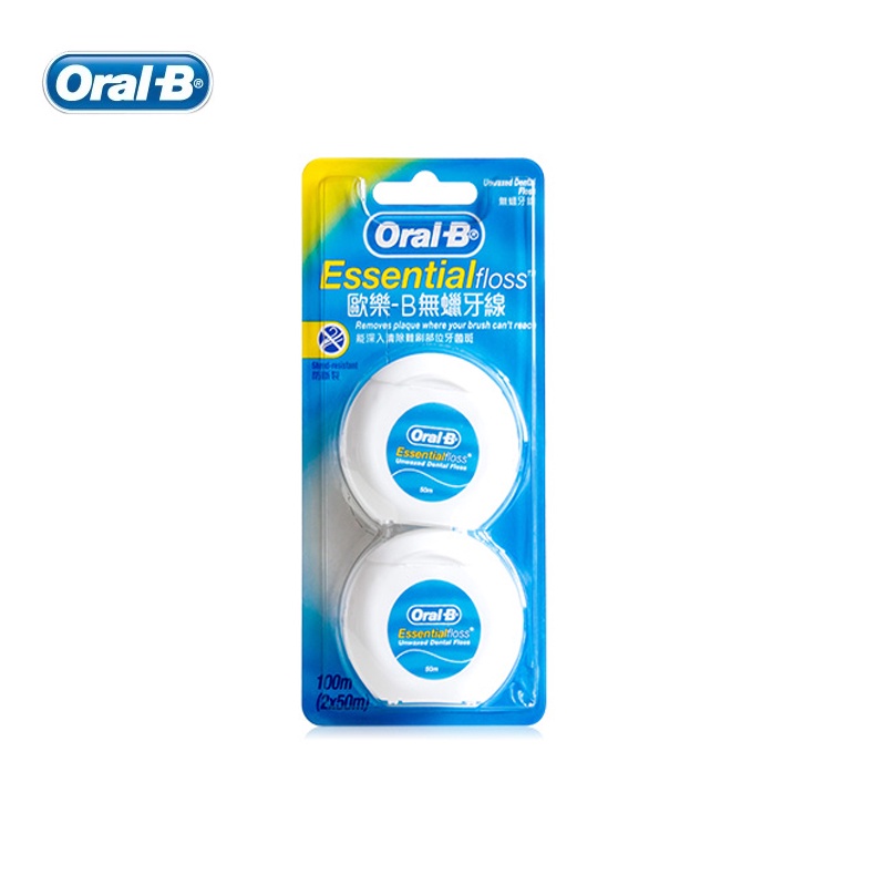 Oral B Essential Dental Flosser Unwaxed Floss Oral Hygiene Interdental