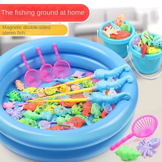 Buy Ohuhu Children Kids Baby Fishing Bath Toy, Bath Water Toys A Magnetic  Fishing Rod, 6 Sea Characters A Mesh Bag Storing Toys Online at  desertcartSINGAPORE
