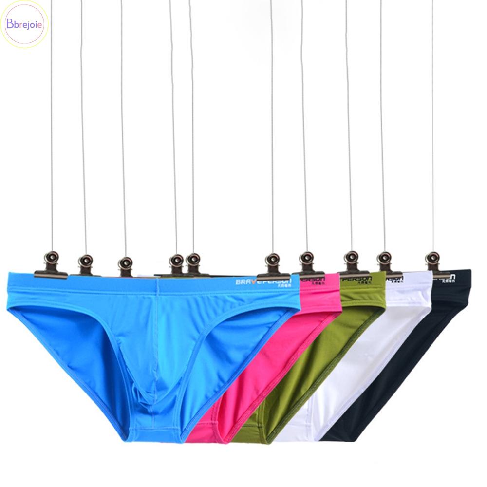 Mens Underwear Beach Bikini Swimsuits Low Waist Swim Briefs Mens Briefs