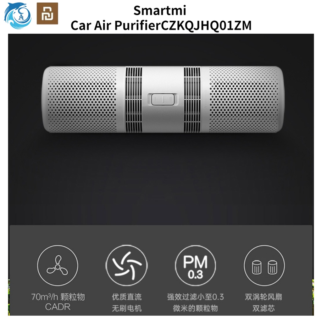 Xiaomi MI Mijia Smartmi Car Air Purifier Odor Removal Formaldehyde