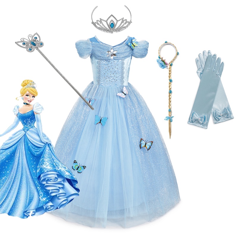 Cinderella kids dress on sale up