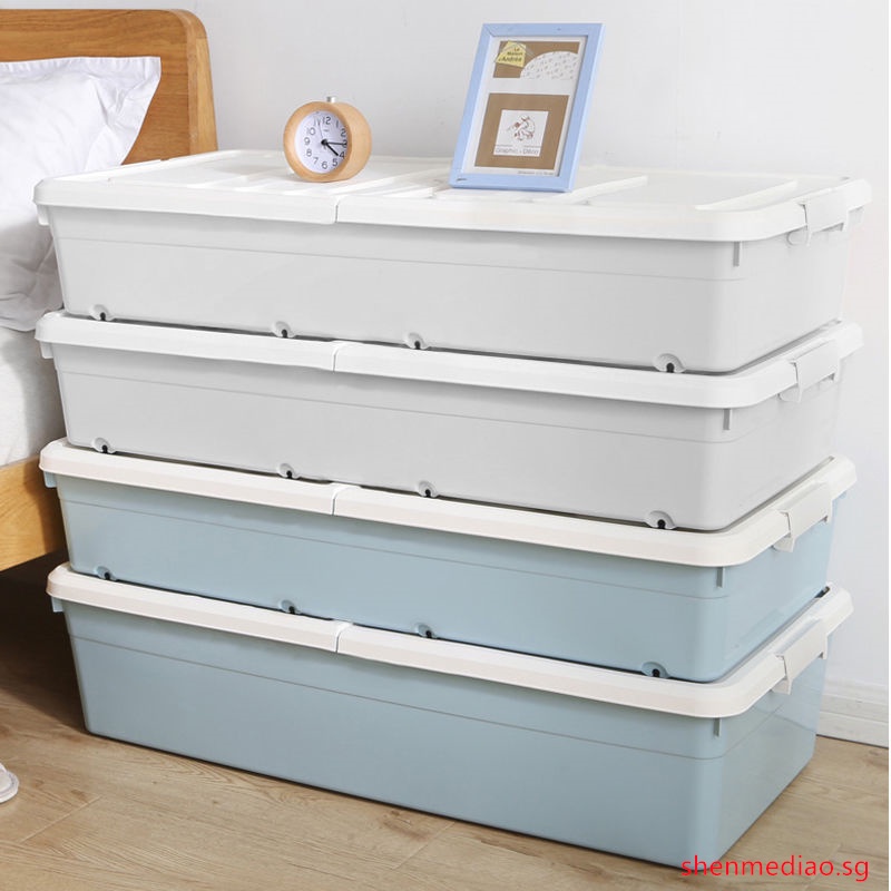 Plastic Storage Box Thickened Crate Clothes Shoe Drawer