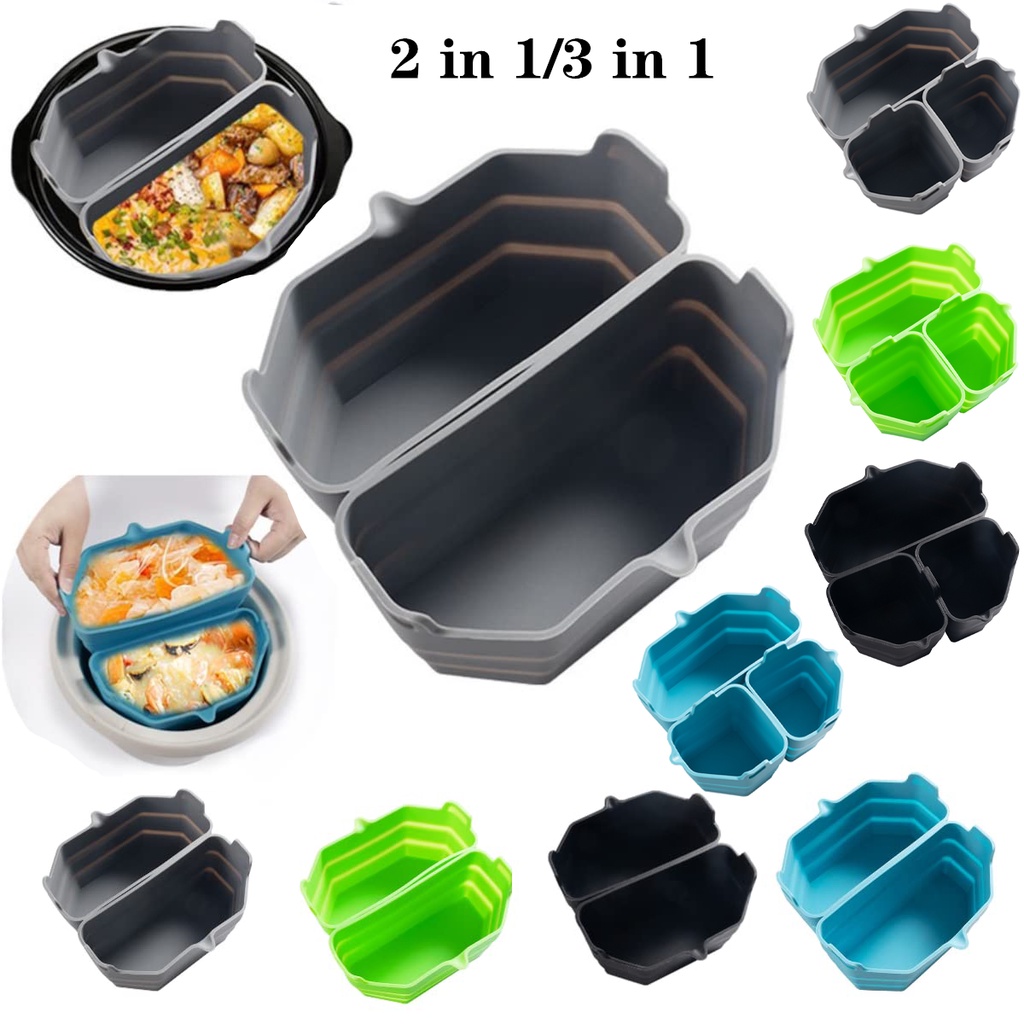 Slow Cooker Divider 2 in1 /3 in1 Slow Cooker Divider Liner Fits 46