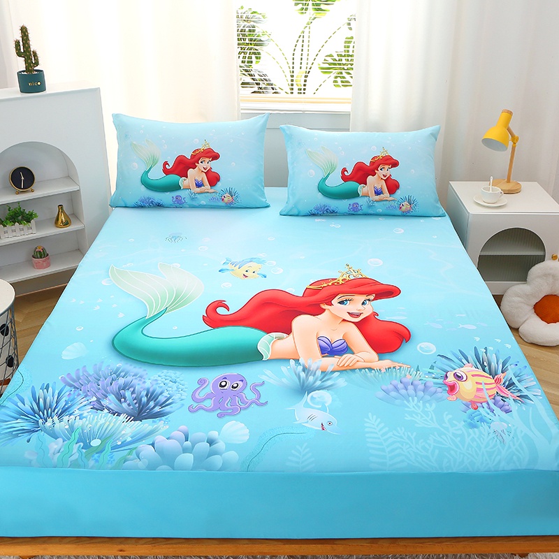 Cartoon Mermaid Mermaid Duvet Cover Single Mermaid Bed Sheets