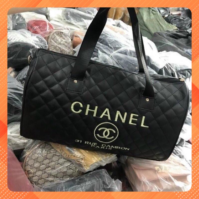 Square Ceiling Embroidered Letter Embroidery Travel Bag Shopee Singapore