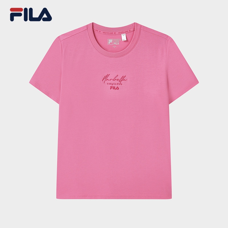 Red fila t deals shirt women's