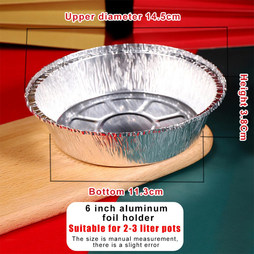 10pcs/set Disposable Air Fryer Aluminum Foil Liner Steamer Mat Non