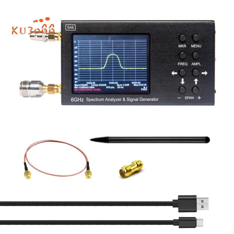 SA6 Portable 6GHz Spectrum Analyzer & Signal Genertor TO, 2G, 3G, 4G ...