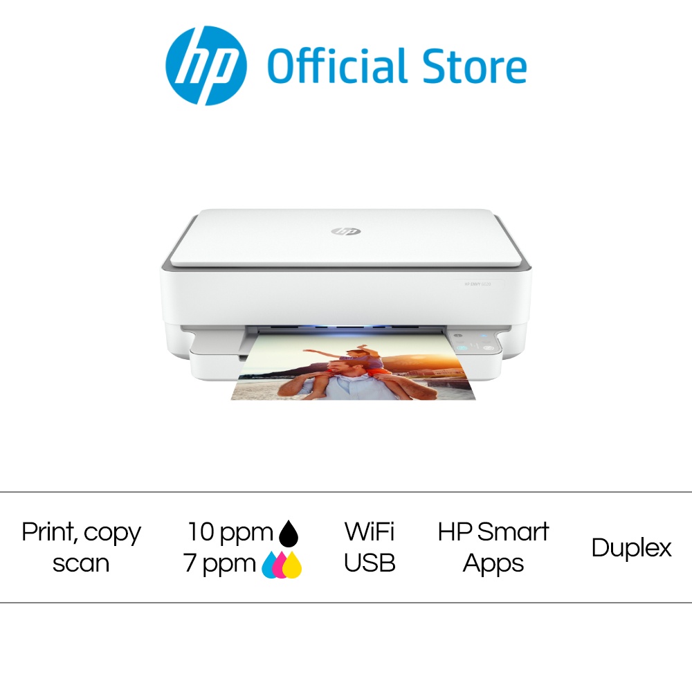 Hp Envy 6020e All In One Printer Multifunction Wireless Inkjet Shopee Singapore 4319