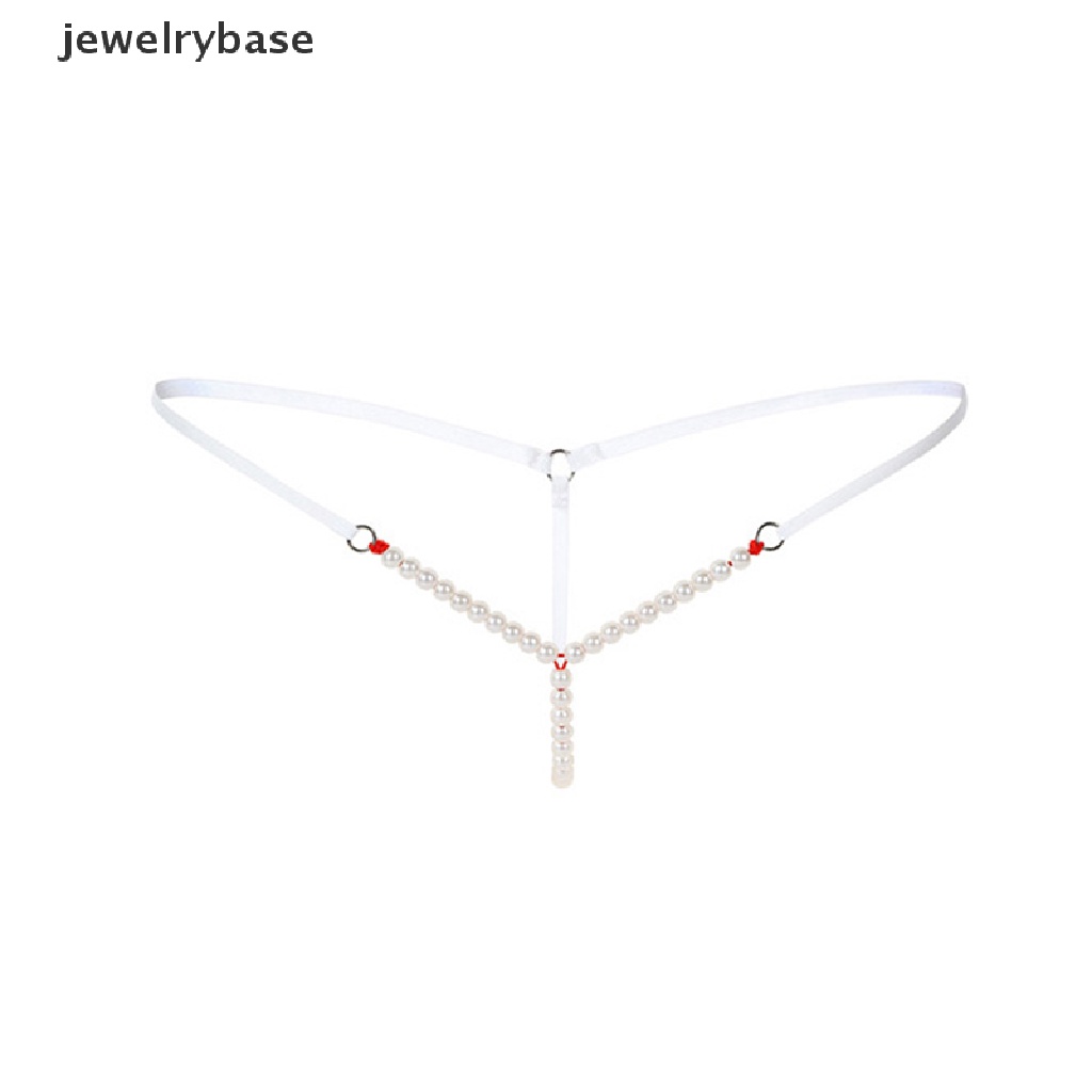 [jewelrybase] Pearls Massage Ladies Panties Beading G-String Bikini ...