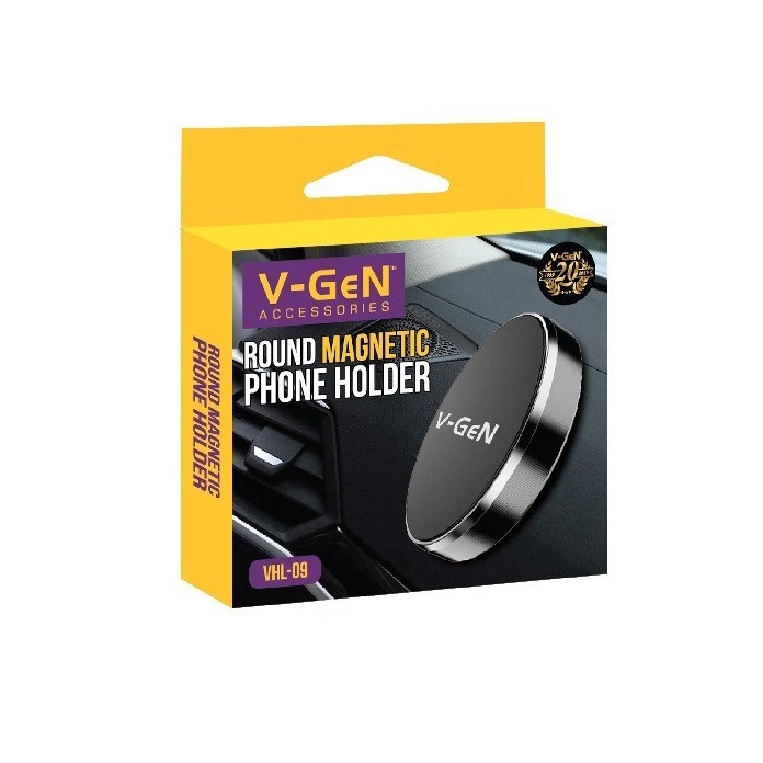 V-GeN Phone Holder Magnet VHL-09 Round Magnetic VGEN - Gambar 2