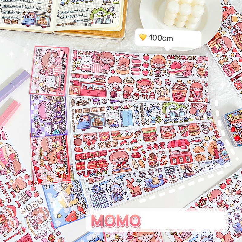 Bellini - NEW cute cartoon stickers with lots of motifs | Shopee Singapore