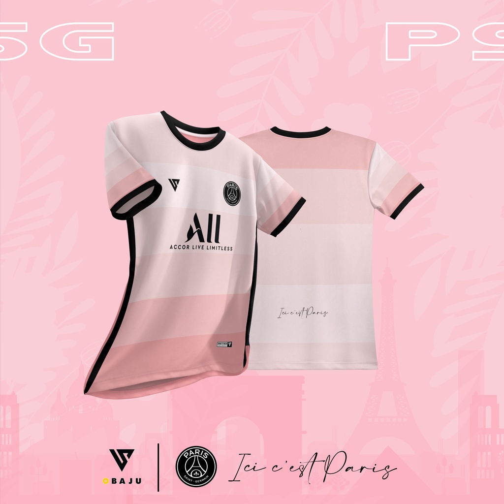 New Limited edition Jersey PSG Pastel | Dry Fit | Full-Sublimation ...