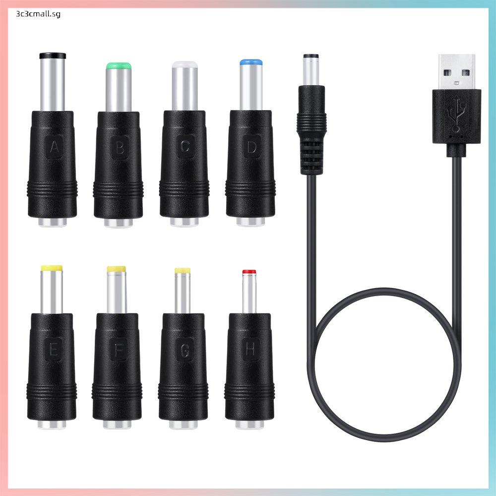 DC Power Cable 5V Charging Power Cord USB To 5521 Multifunctional